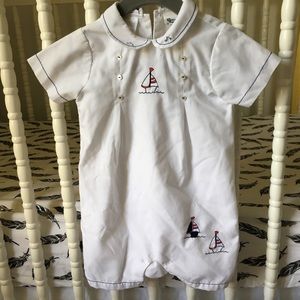 Nautical boy’s romper